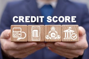 credit score rating concept